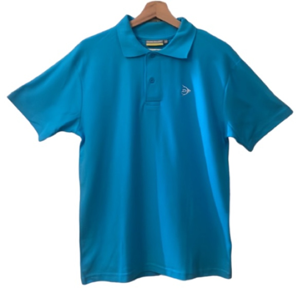 NWOT Dunlop Blue Polo Shirt Size Medium